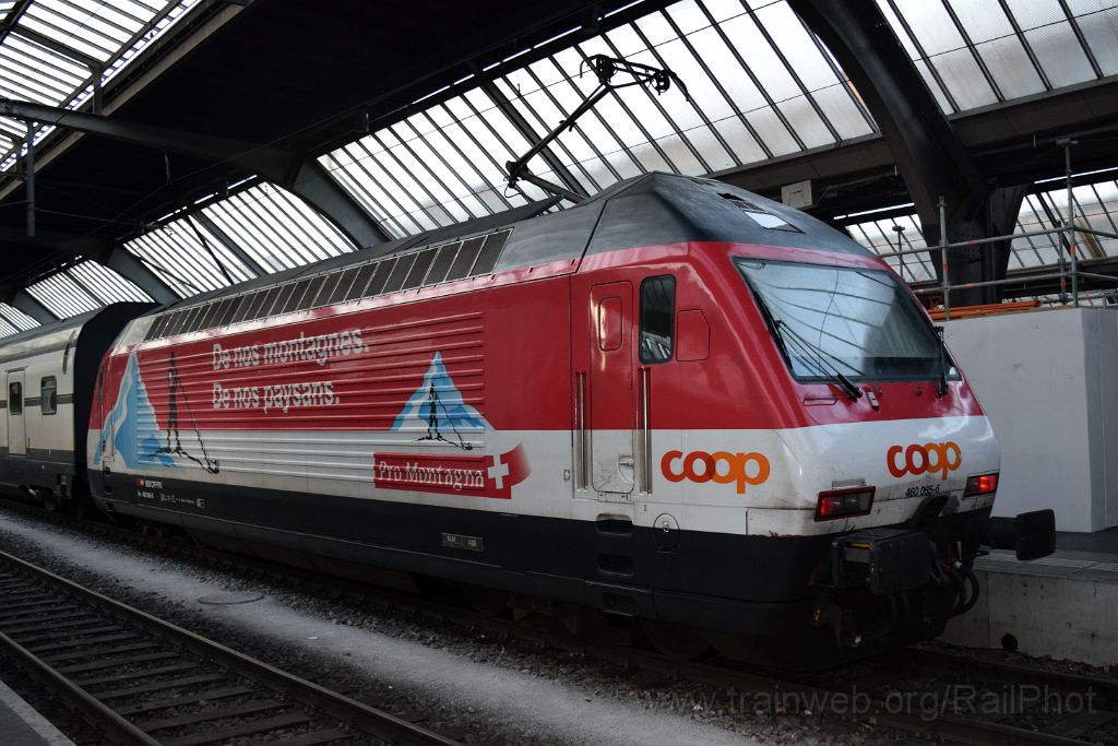 5113-0017-170918.jpg - SBB-CFF Re 460.065-6 "Rotsee" / Zürich HB 17.9.2018