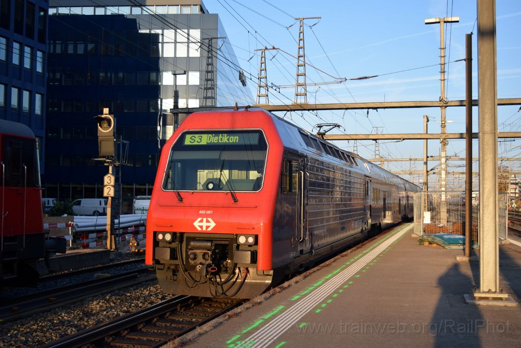 5177-0045-221018.jpg - SBB-CFF Re 450.051-8 "Kleinandelfingen" / Zürich-Altstetten 22.10.2018