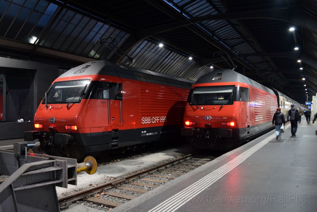 5191-0021-061118.jpg - SBB-CFF Re 460.030-0 "Säntis" + Re 460.117-5 "Zürichsee" / Zürich HB 6.11.2018