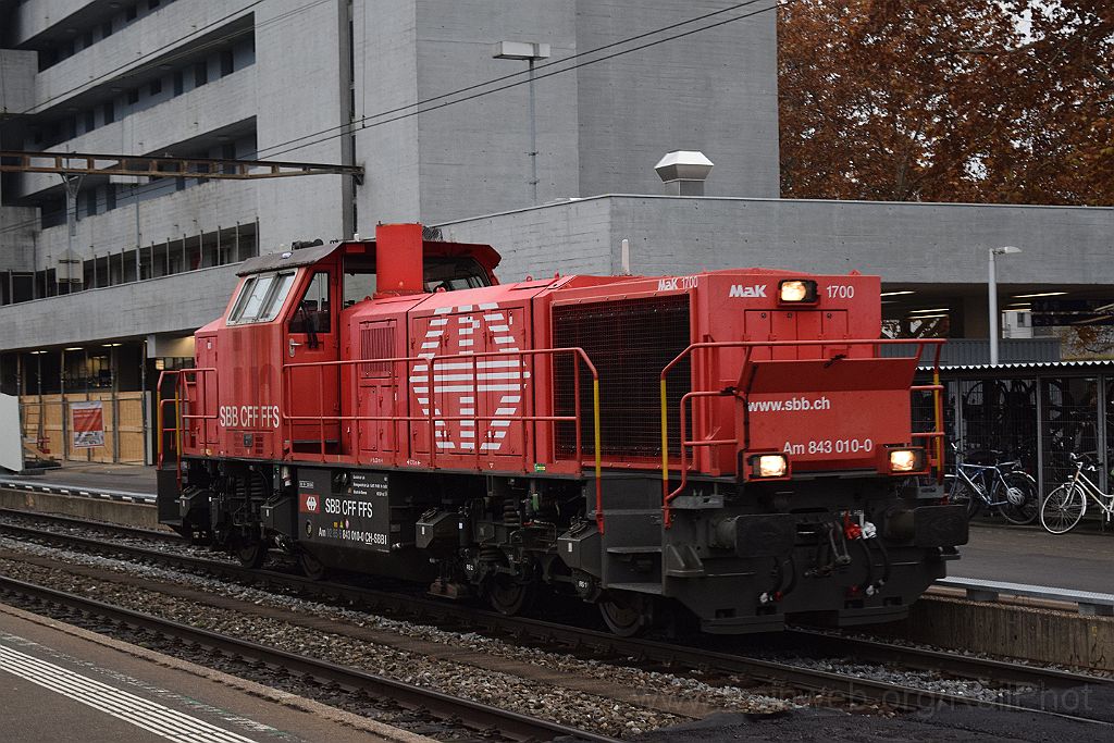 5205-0016-151118.jpg - SBB-CFF Am 843.010-0 / Zürich-Altstetten 15.11.2018