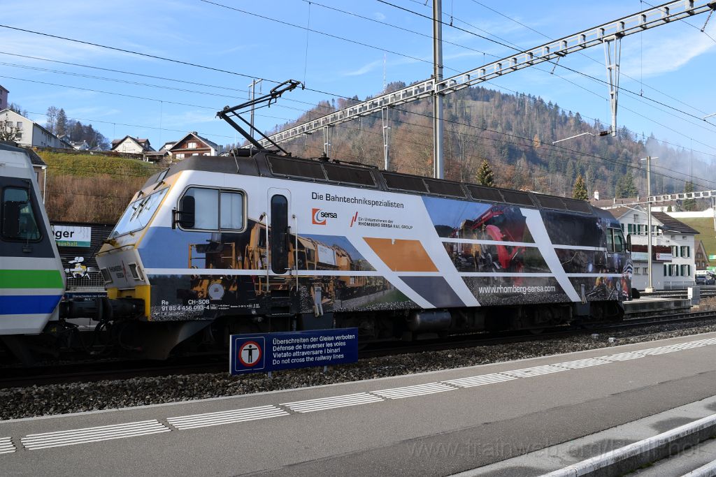 5220-0027-251118.jpg - SOB Re 456.093-4 "St.Gallen" / Wattwil 25.11.2018