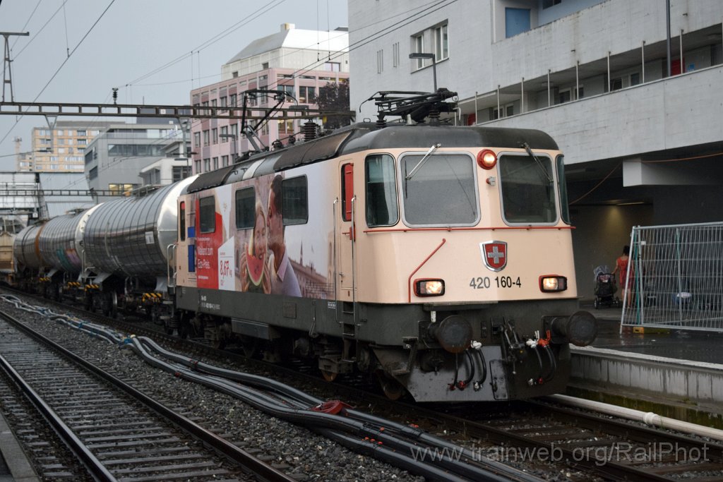 5984-0028-260620.jpg - SBB-CFF Re 420.160-4 "Mailand zum Eco-Preis" / Zürich-Altstetten 26.6.2020