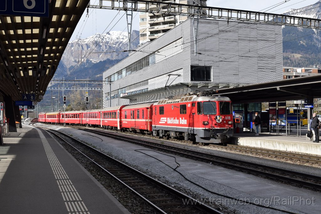 7339-0006-050421.jpg - RhB Ge 4/4" 618 "Bergün / Bravuogn" / Landquart ...