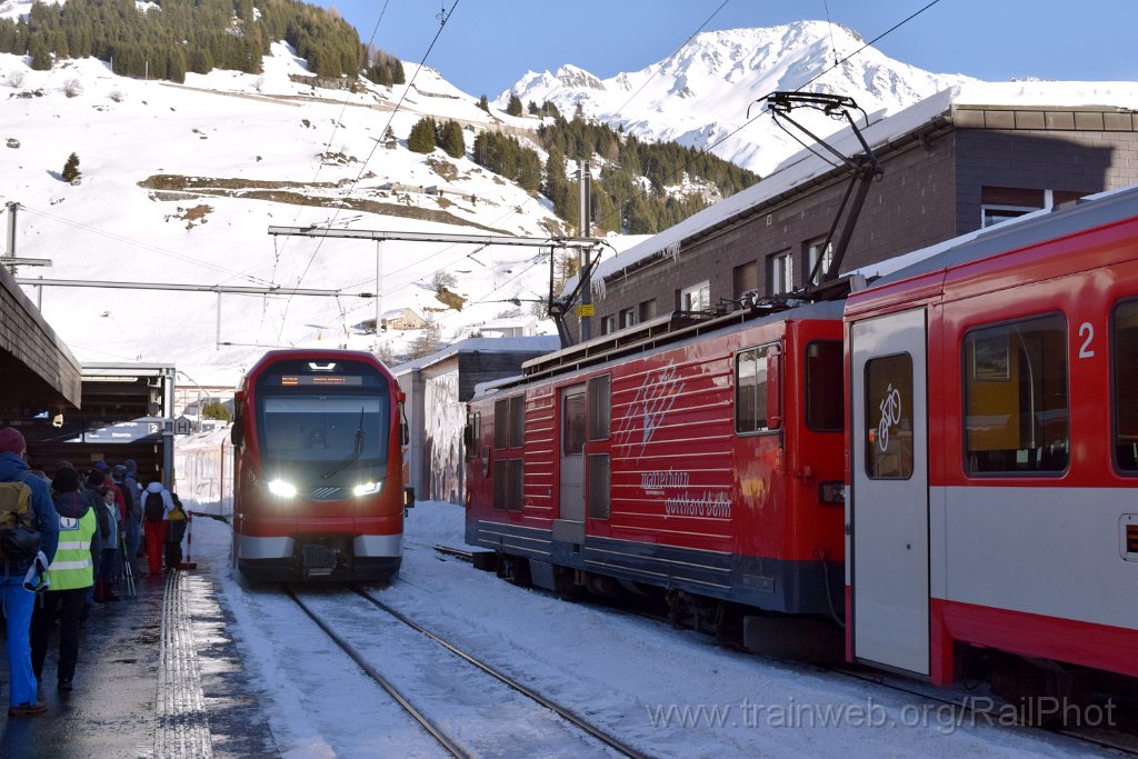 8913-0046-030124.jpg - MGB Deh 4/4" 94 "Fiesch" + ABeh 8/12 311 / Andermatt 3.1.2024