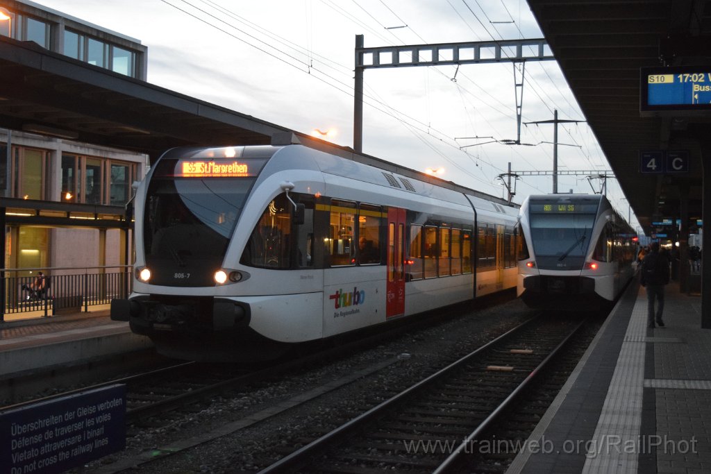 8916-0035-040124.jpg - Thurbo RABe 526.263 + RABe 526.805-7 / Weinfelden 4.1.2024