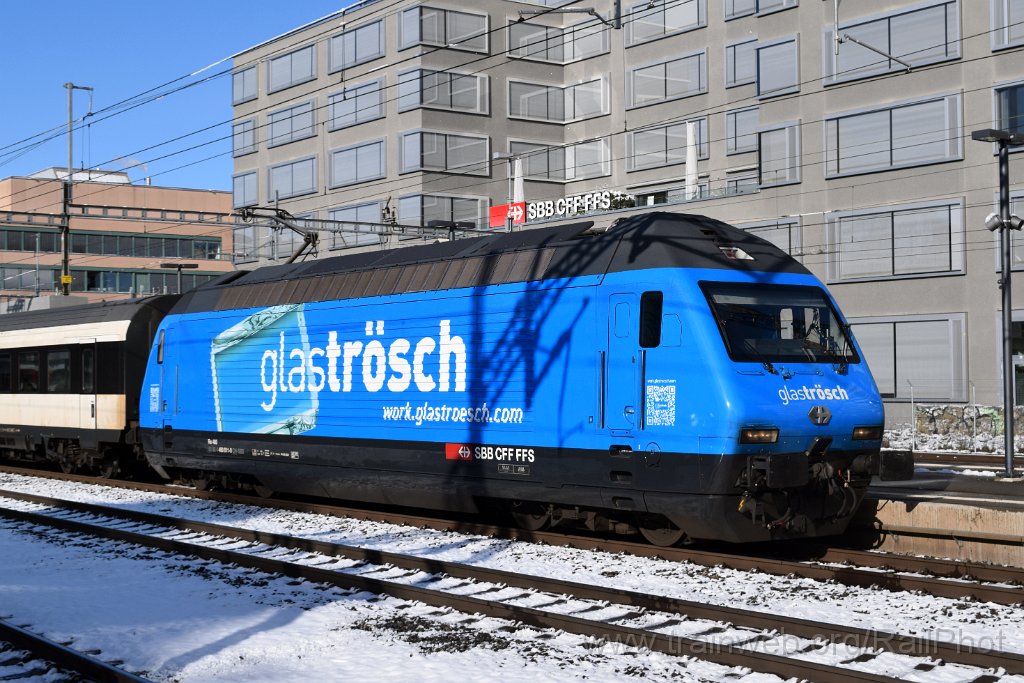 8931-0011-190124.jpg - SBB-CFF Re 460.011-0 "Léman / Glas Trösch" / Zürich-Altstetten 19.1.2024