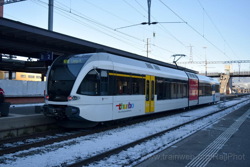 8933-0029-200124.jpg - Thurbo RABe 526.747-1 "Vorarlberg" / St.Margrethen 20.1.2024