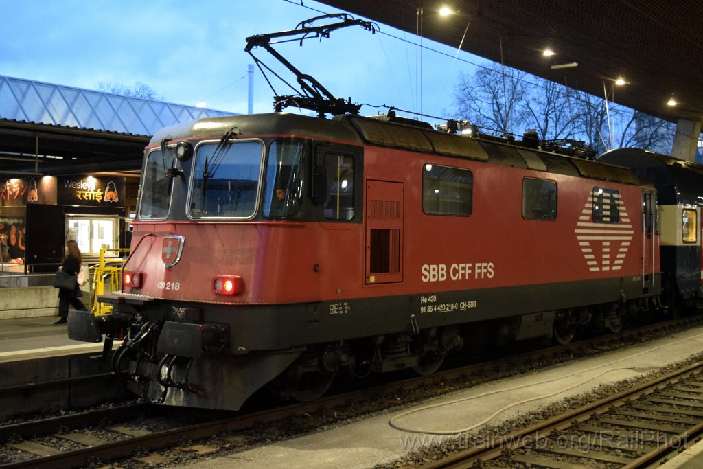8941-0001-260124.jpg - SBB-CFF Re 420.218-0 / Zürich HB 26.1.2024