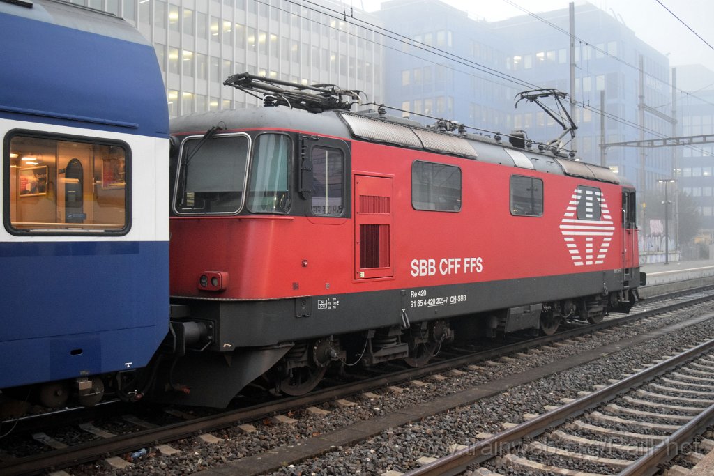 8944-0023-290124.jpg - SBB-CFF Re 420.205-7 / Zürich-Altstetten 29.1.2024