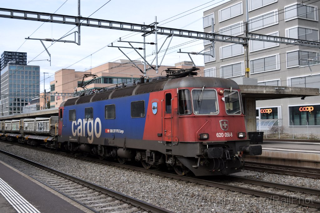 8955-0031-020224.jpg - SBB-CFF Re 620.058-8 "Auvernier" / Zürich-Altstetten 2.2.2024