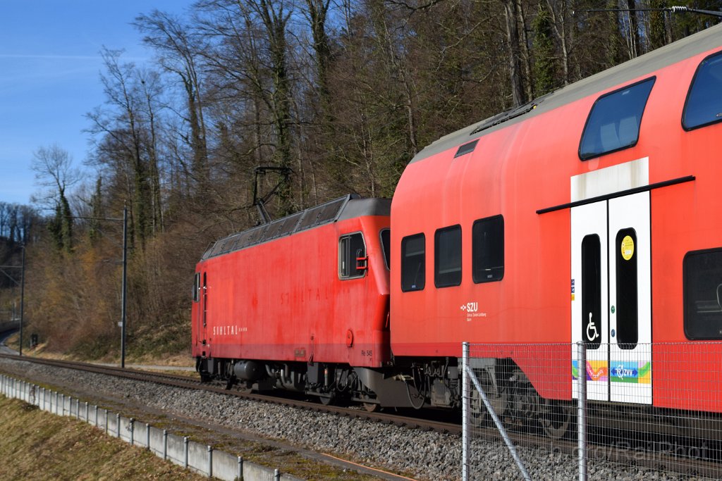 8963-0032-060224.jpg - SZU Re 456.545 / Sihlwald (Büe Zeltplatz Km 11.662) 6.2.2024