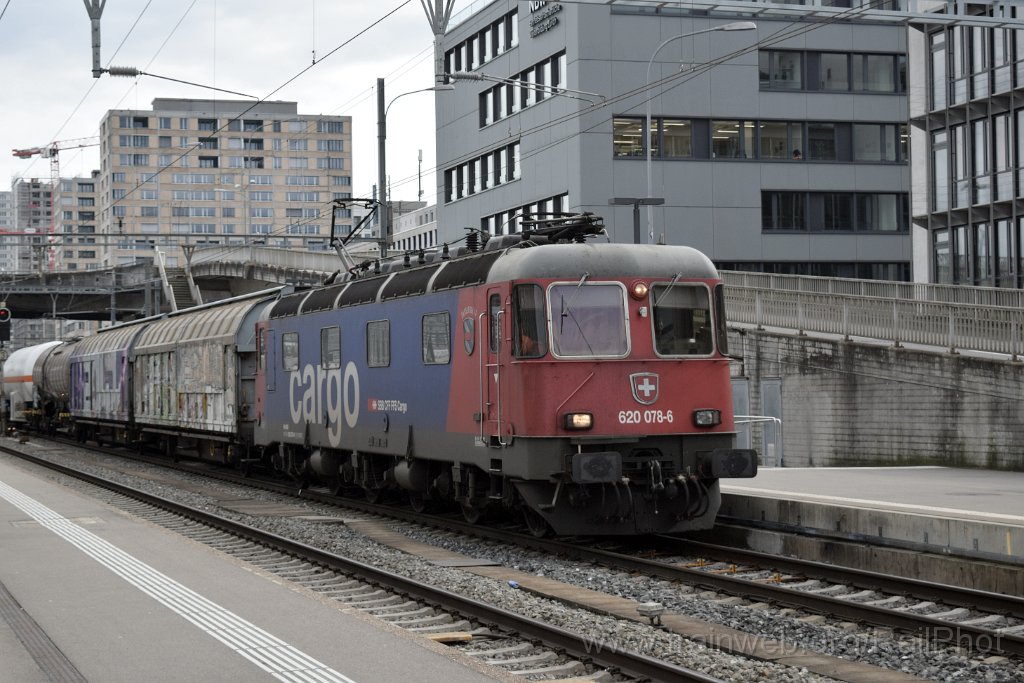 8969-0036-160224.jpg - SBB-CFF Re 620.078-6 "Bassersdorf" / Zürich-Altstetten 16.2.2024