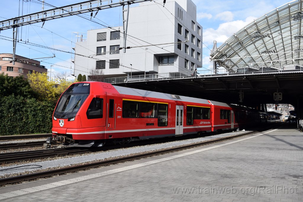 8981-0014-020324.jpg - RhB ABe 4/16 3119 "Rheinwaldhorn" / Chur 2.3.2024