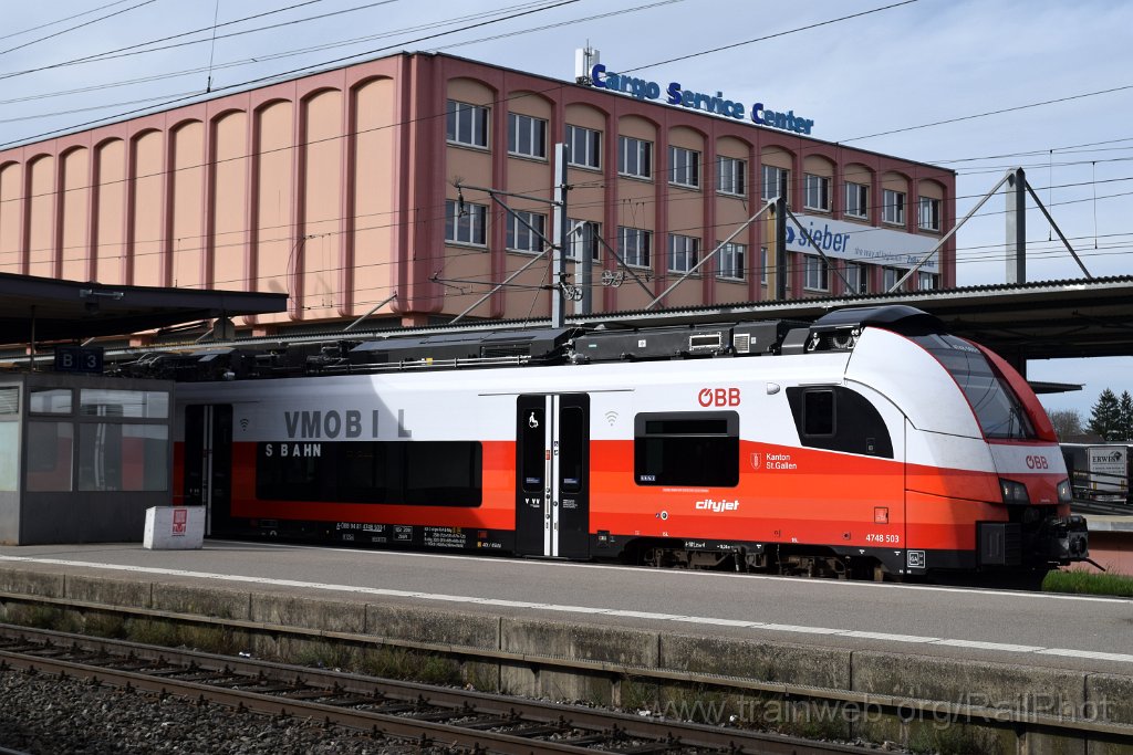 8992-0037-090324.jpg - ÖBB 4748.503 "Kanton St.Gallen" / St.Margrethen 9.3.2024