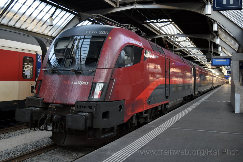 8993-0029-110324.jpg - ÖBB 1116.209 / Zürich HB 11.3.2024