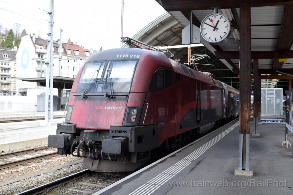 8998-0046-160324.jpg - ÖBB 1116.216 / St.Gallen HB 16.3.2024