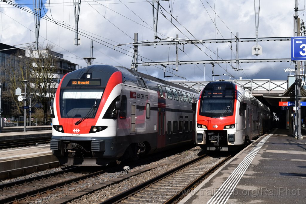 8999-0049-160324.jpg - SBB-CFF RABe 511.025 + RABe 512.016 / Winterthur 16.3.2024
