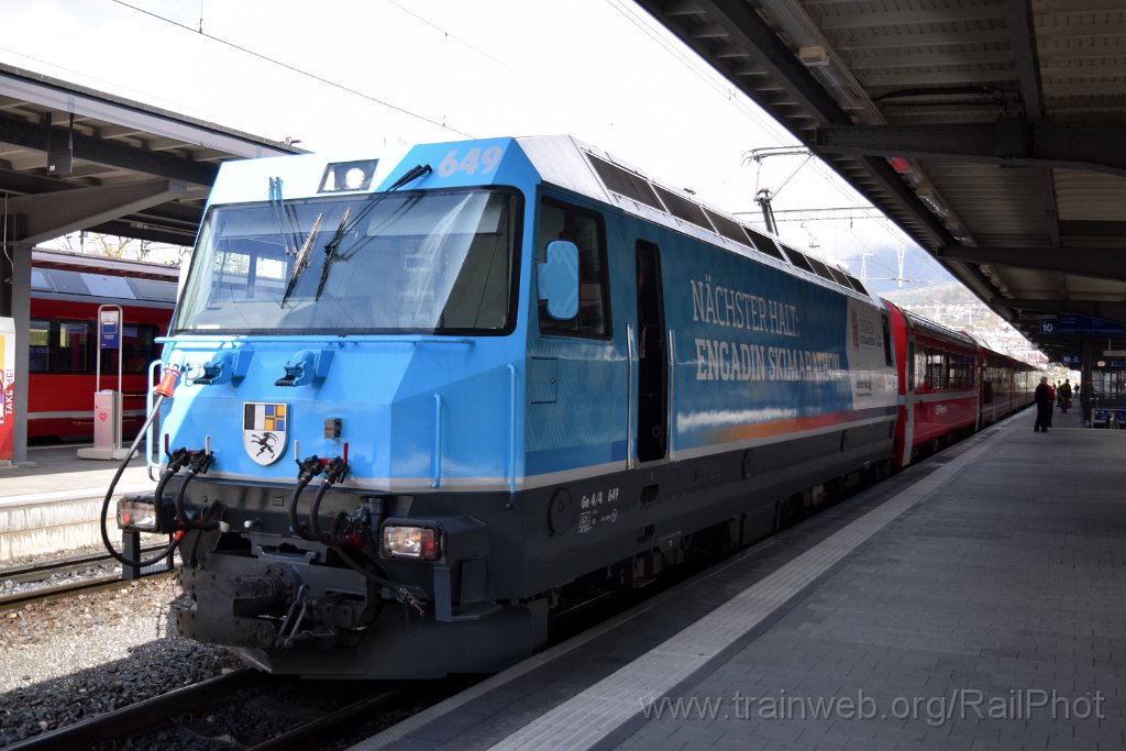 9014-0023-310324.jpg - RhB Ge 4/4''' 649 "Lavin" / Chur 31.3.2024