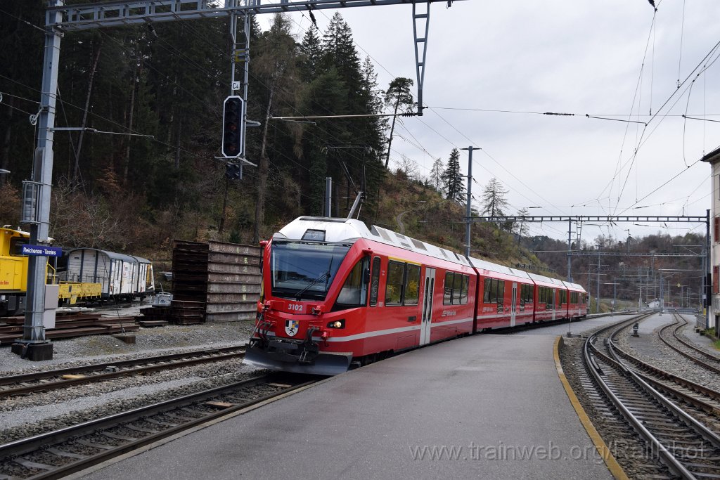 9015-0023-310324.jpg - RhB ABe 4/16 3102 "Richard La Nicca" / Reichenau-Tamins 31.3.2024