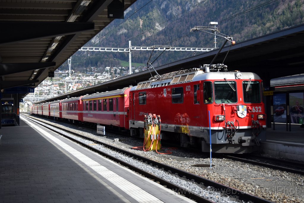 9017-0036-310324.jpg - RhB Ge 4/4" 632 "Zizers" / Chur 31.3.2024