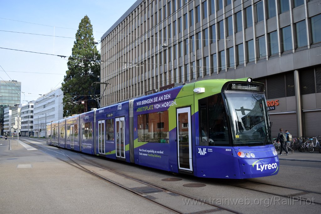 9022-0018-050424.jpg - LTB Be 6/8 8003 "Lyreco" / Bahnhof Altstetten 5.4.2024