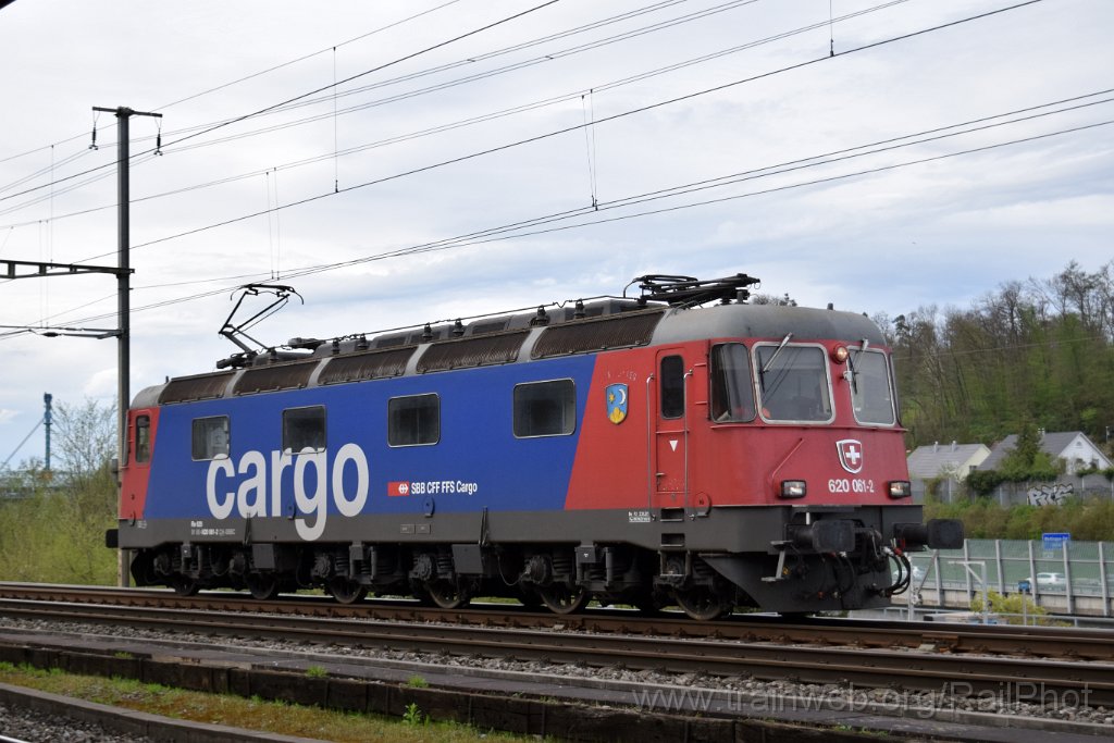9023-0013-050424.jpg - SBB-CFF Re 620.061-2 "Gampel-Steg" / Killwangen-Spreitenbach 5.4.2024