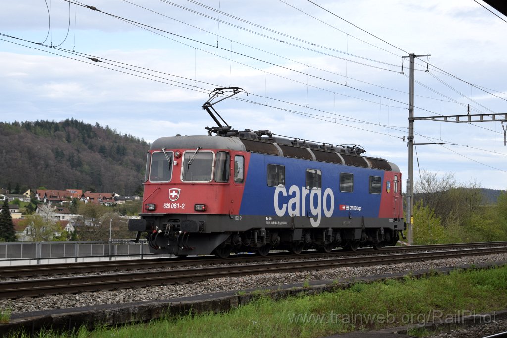 9023-0017-050424.jpg - SBB-CFF Re 620.061-2 "Gampel-Steg" / Killwangen-Spreitenbach 5.4.2024