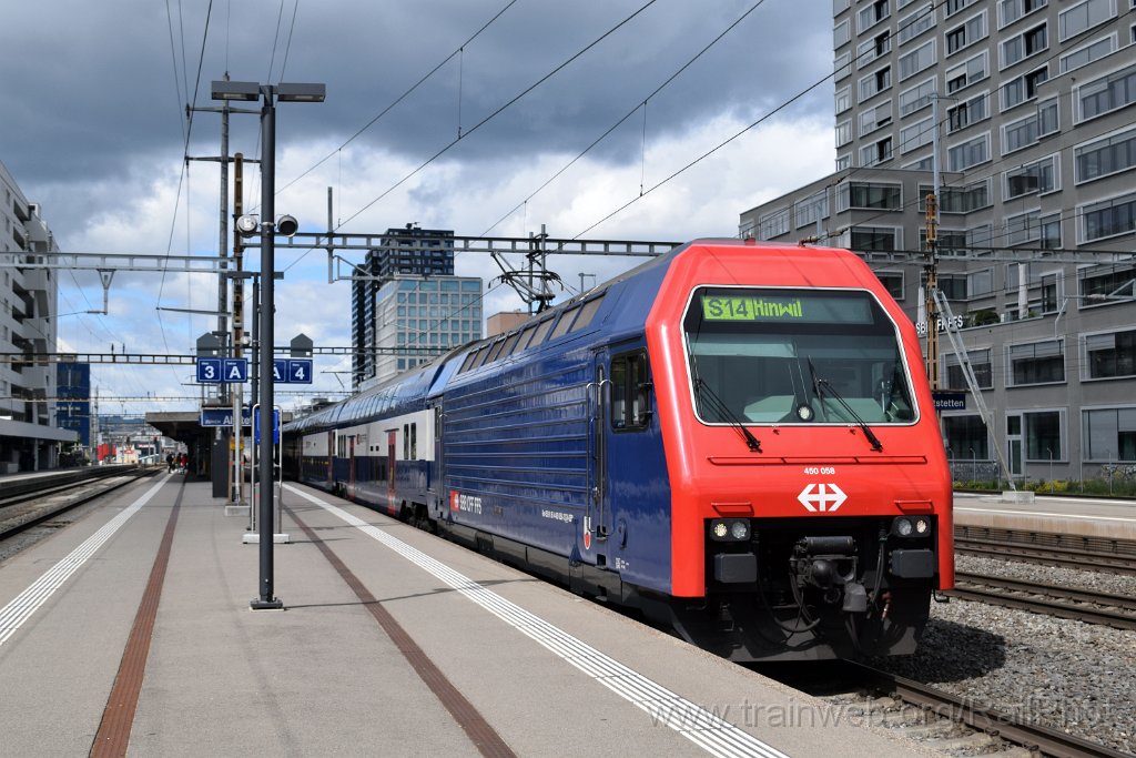 9053-0015-160424.jpg - SBB-CFF Re 450.058-3 "Niederhasli" / Zürich-Altstetten 16.4.2024