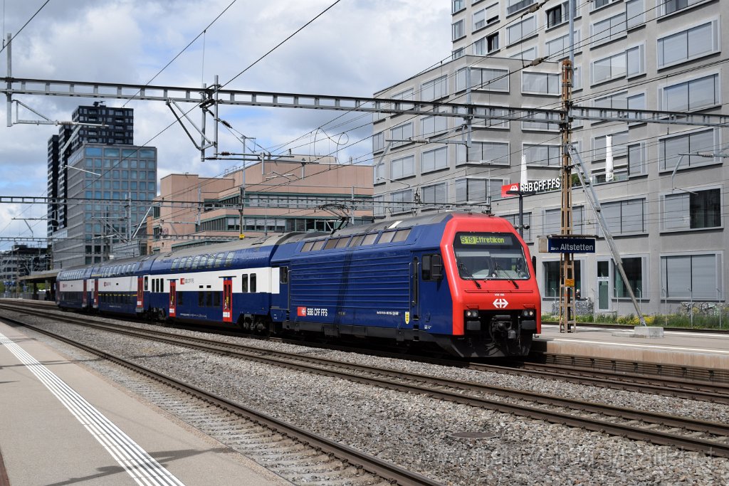 9053-0029-160424.jpg - SBB-CFF Re 450.105-2 "Herrliberg" / Zürich-Altstetten 16.4.2024