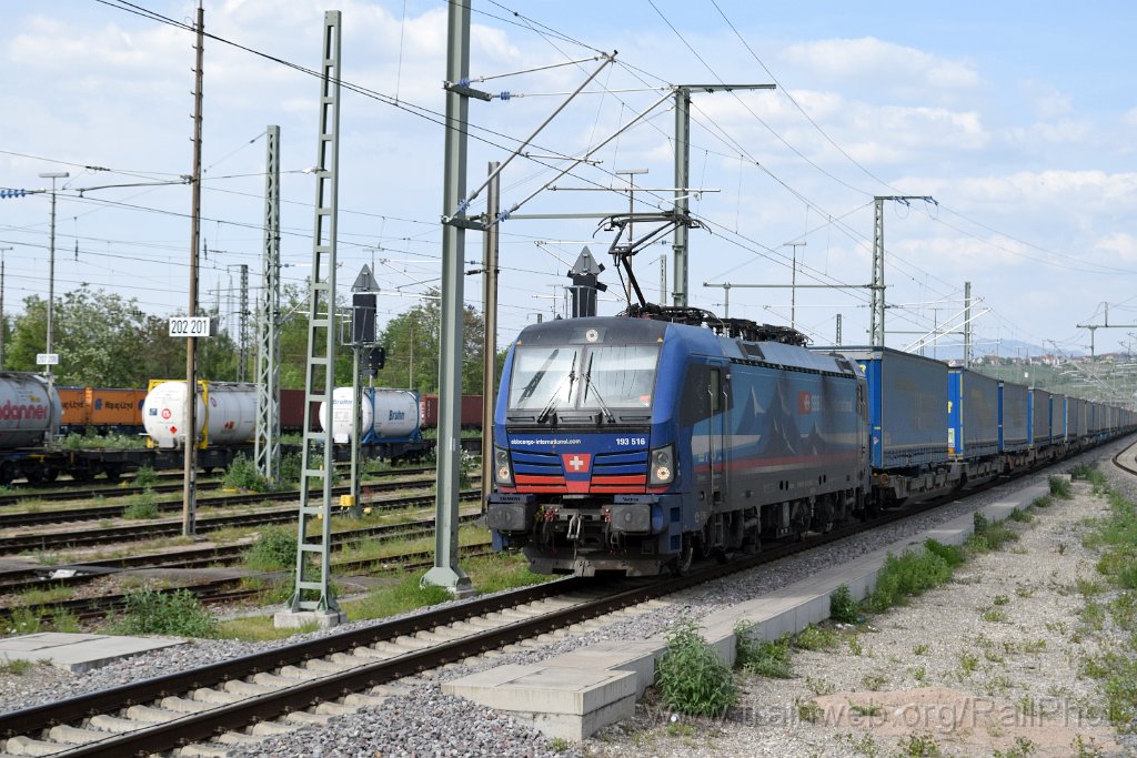 9086-0018-010524.jpg - SBB-CFF 193.516-2 "Aare" / Weil am Rhein 1.5.2024