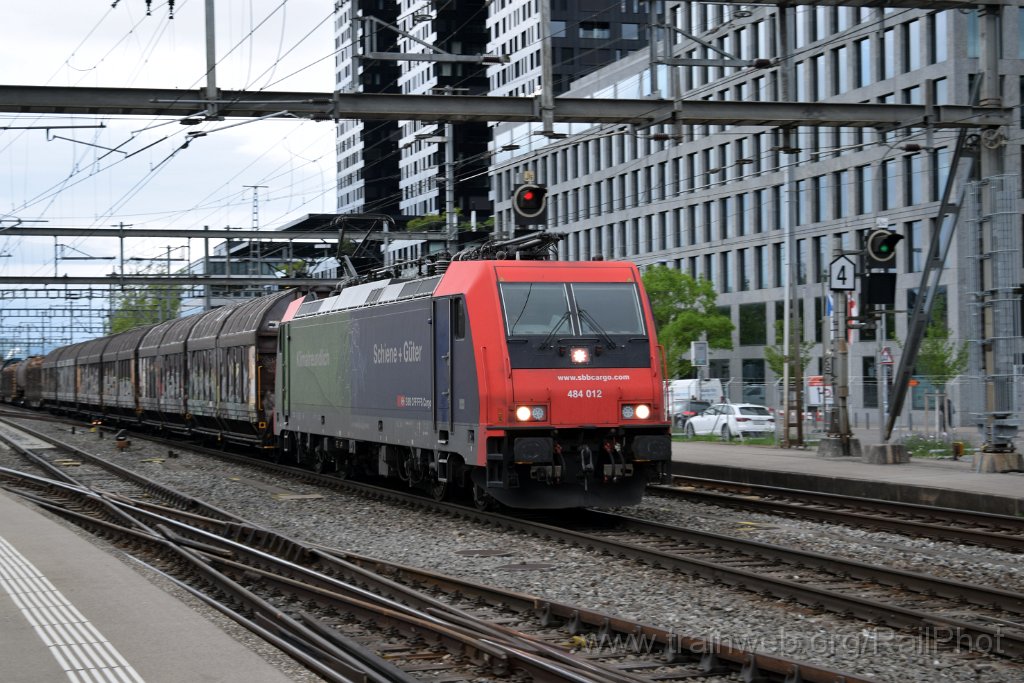 9092-0005-030524.jpg - SBB-CFF Re 484.012-0 "Klimafreundlich" / Zürich-Altstetten 3.5.2024