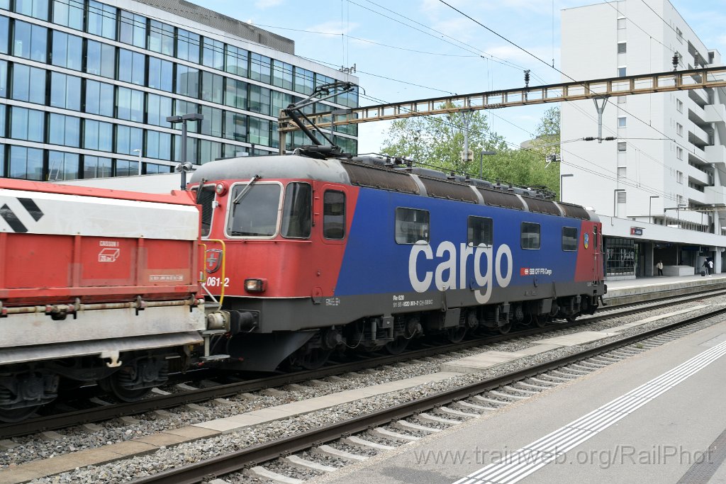 9104-0011-130524.jpg - SBB-CFF Re 620.061-2 "Gampel-Steg" / Zürich-Altstetten 13.5.2024