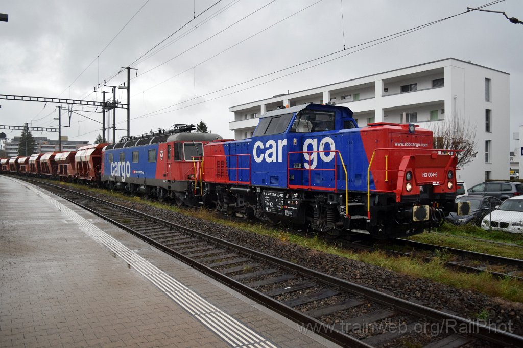 9489-0024-281124.jpg - SBB-CFF Am(a) 832.004-6 + Re 620.086-9 "Hochdorf" / Heerbrugg 28.11.2024