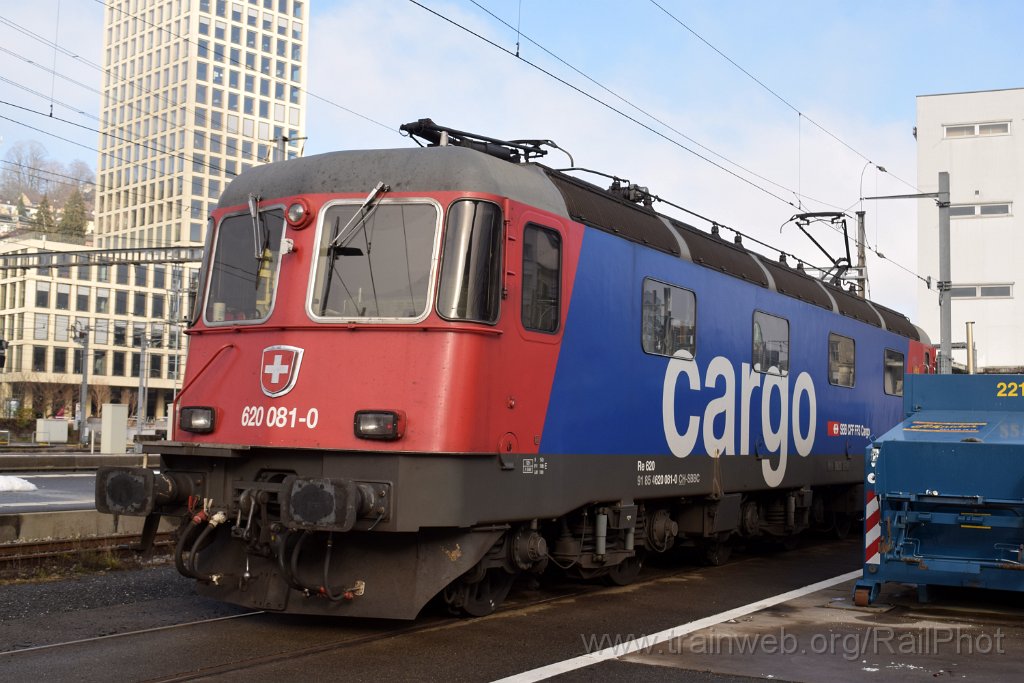 9490-0045-291124.jpg - SBB-CFF Re 620.081-0 "Immensee" / St.Gallen HB 29.11.2024