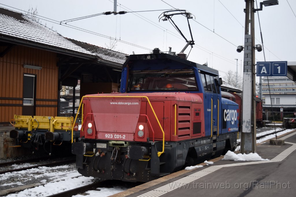 9527-0025-271224.jpg - SBB-CFF Eem 923.001-2 "Heitern" / Wil 27.12.2024