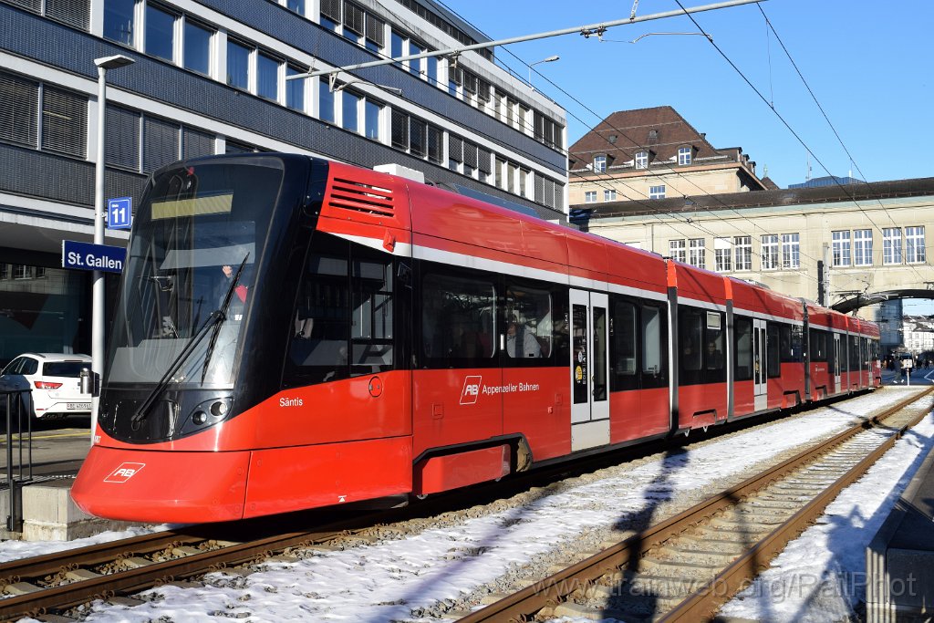 9531-0015-311224.jpg - AB Be 4/6 4007 "Säntis" / St.Gallen Gaiserbahnhof 31.12.2024
