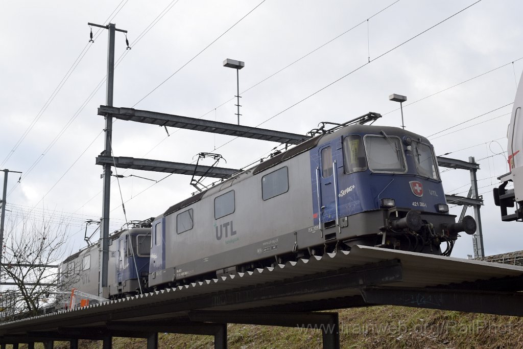 9532-0003-030125.jpg - UTL Re 421.383-1 + Re 421.371-6 / Frauenfeld 3.1.2025