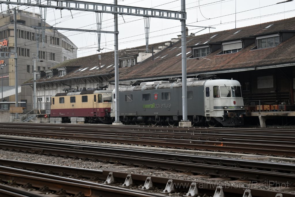 9541-0021-190125.jpg - IRSI Re 421.393-0 + RADVE Re 620.003-4 "Schweiz" / Winterthur 19.1.2025
