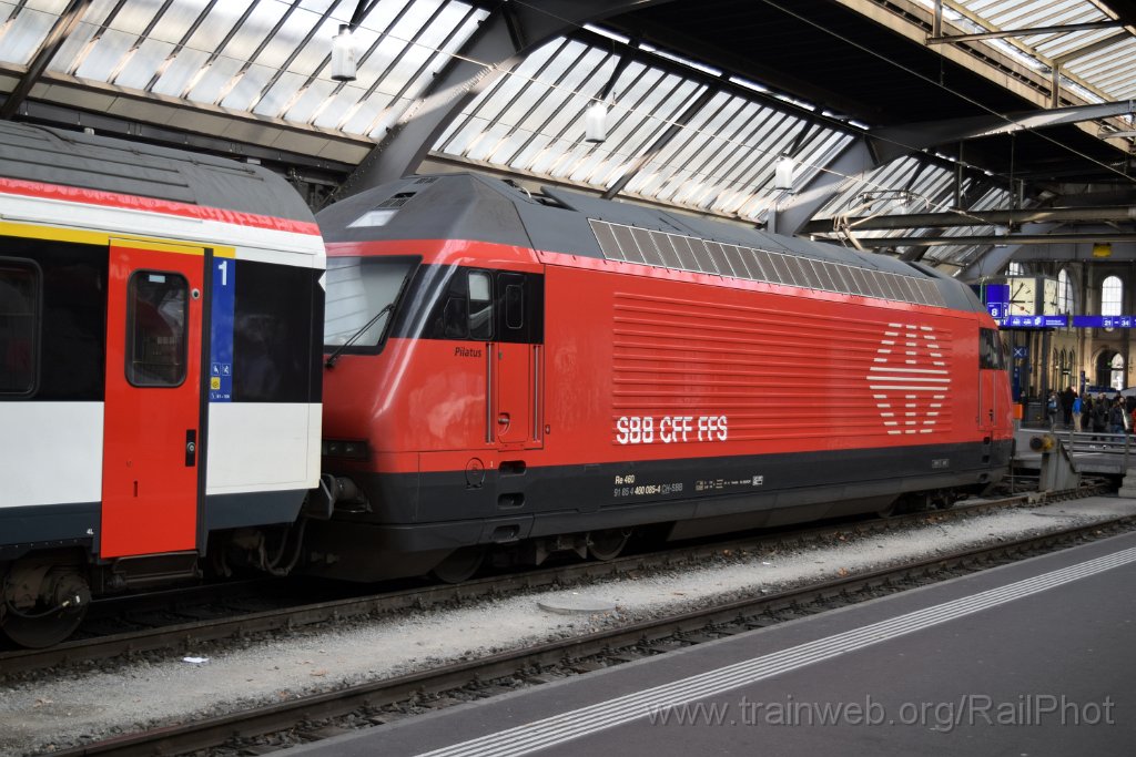 9543-0013-190125.jpg - SBB-CFF Re 460.085-4 "Pilatus" / Zürich HB 19.1.2025