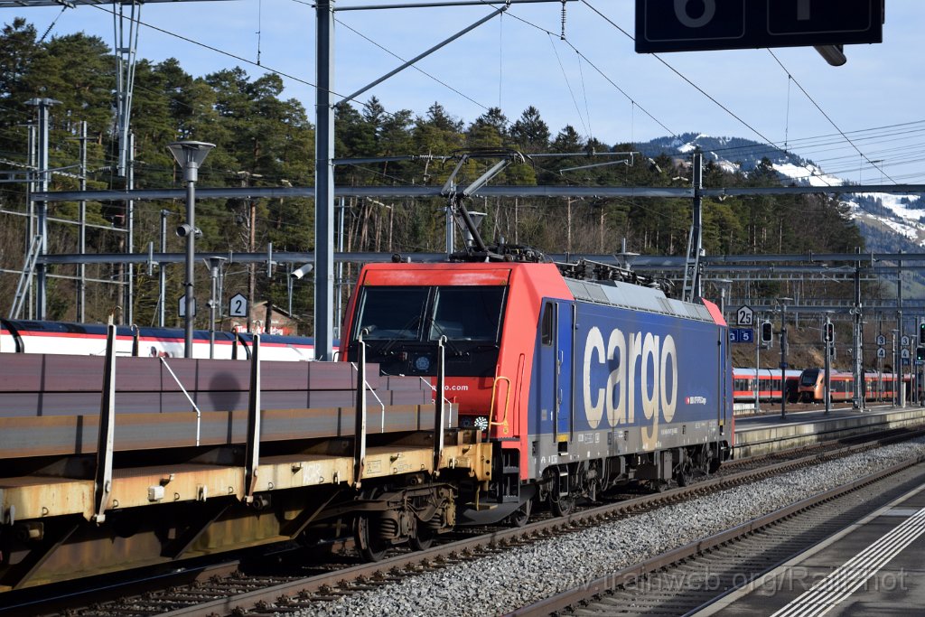 9545-0048-240125.jpg - SBB-CFF Re 484.018 / Arth-Goldau 24.1.2025