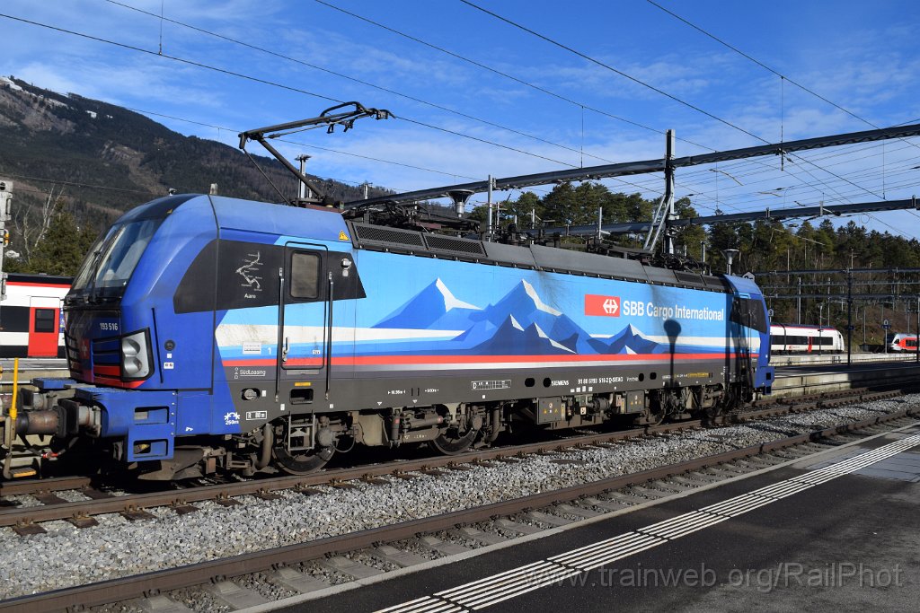 9546-0016-240125.jpg - SBB-CFF 193.516-2 "Aare" / Arth-Goldau 24.1.2025