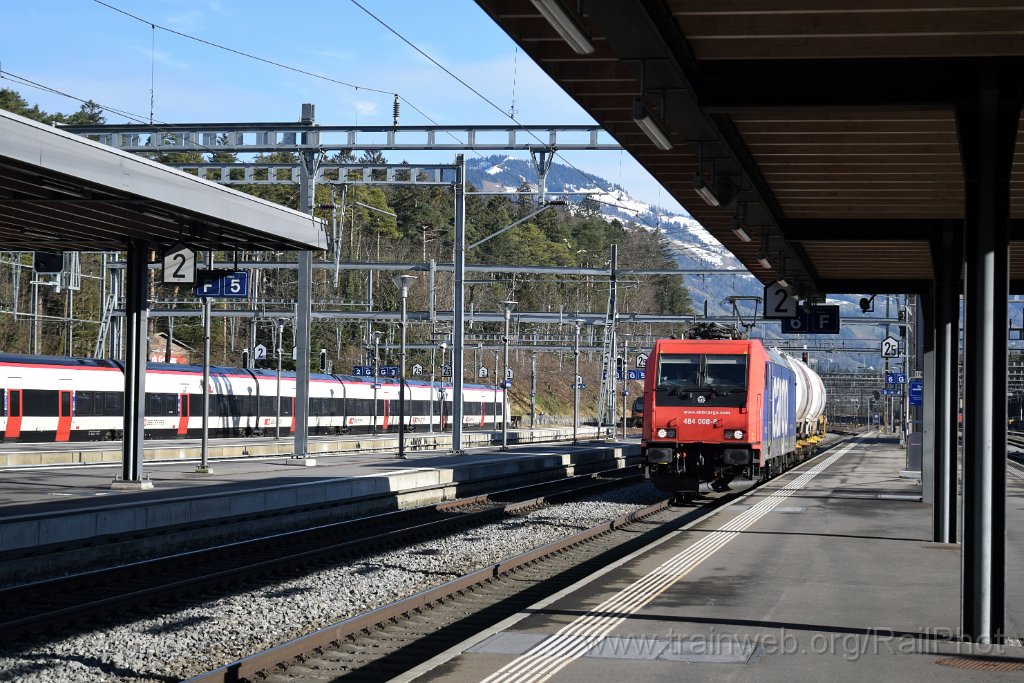 9547-0008-240125.jpg - SBB-CFF Re 484.008 / Arth-Goldau 24.1.2025