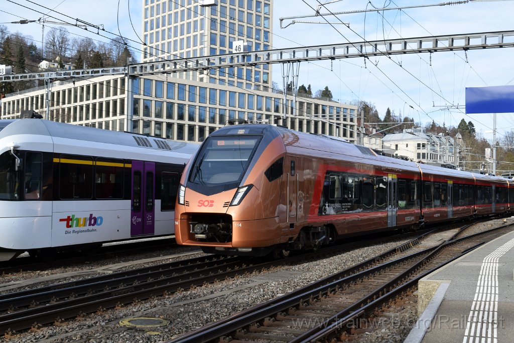 9552-0043-250125.jpg - SOB RABe 526.114 / St.Gallen HB 25.1.2025
