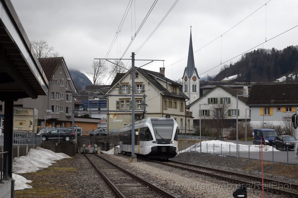 9555-0040-270125.jpg - Thurbo RABe 526.745-5 "Stein am Rhein" / Nesslau Neu St-Johann 27.1.2025