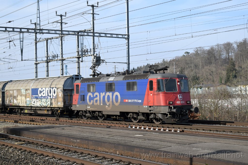 9560-0026-070225.jpg - SBB-CFF Re 420.337-8 / Killwangen-Spreitenbach 7.2.2025