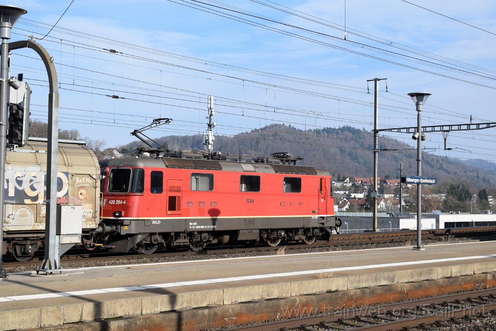 9560-0047-070225.jpg - SBB-CFF Re 4/4" 11264 / Killwangen-Spreitenbach 7.2.2025