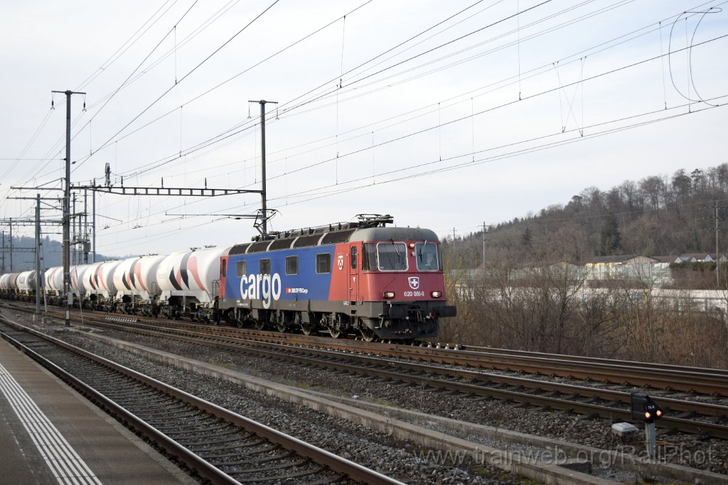 9566-0043-070225.jpg - SBB-CFF Re 620.086-9 "Hochdorf" / Killwangen-Spreitenbach 7.2.2025