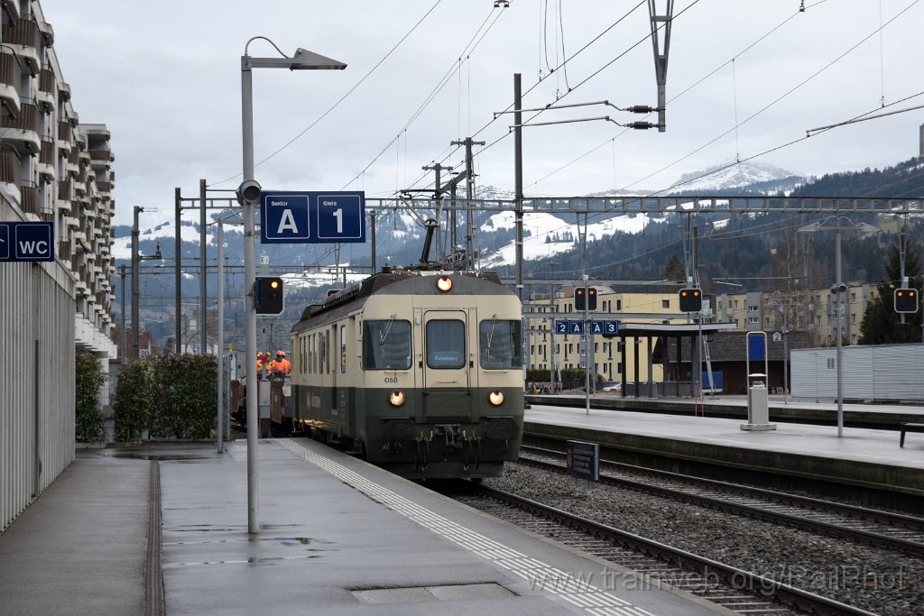 9568-0002-120225.jpg - SOB BDe 576.058-2 "Wollerau" / Wattwil 12.2.2025