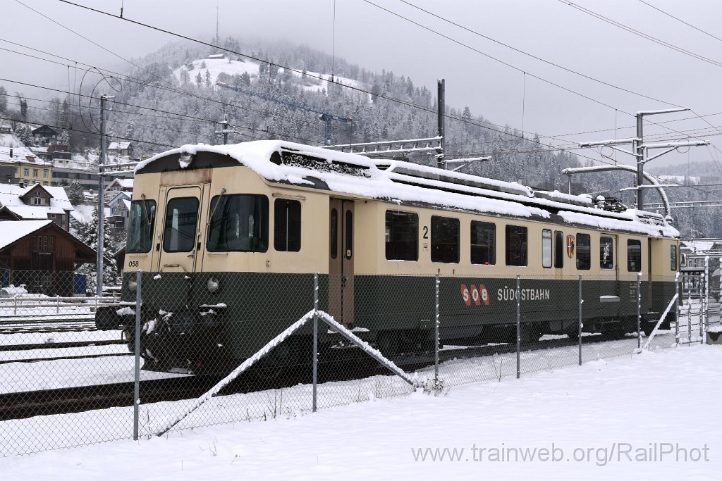 9568-0012-140225.jpg - SOB BDe 576.058-2 "Wollerau" / Wattwil 14.2.2025