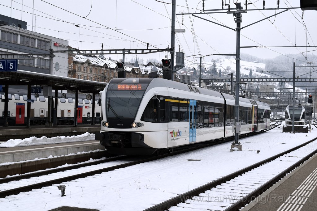 9569-0017-180225.jpg - Thurbo RABe 526.801-6 / St.Gallen HB 18.2.2025